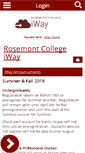 Mobile Screenshot of iway.rosemont.edu